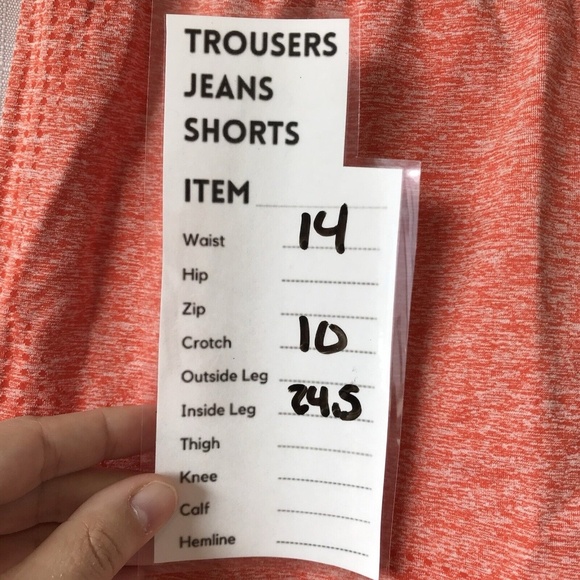 GymShark Leggings Women large Chili Red Marl Vital 2.0 Seamless - Picture 12 of 13